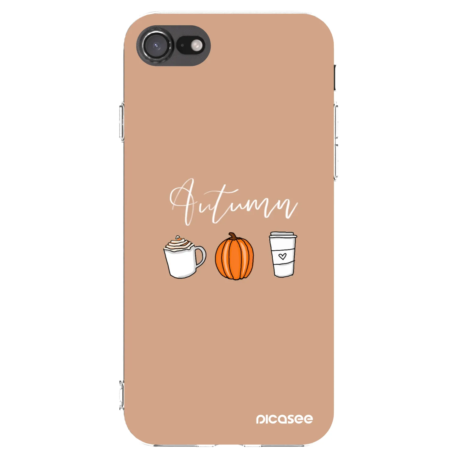 Picasee διαφανής θήκη σιλικόνης Apple iPhone 8 - Autumn