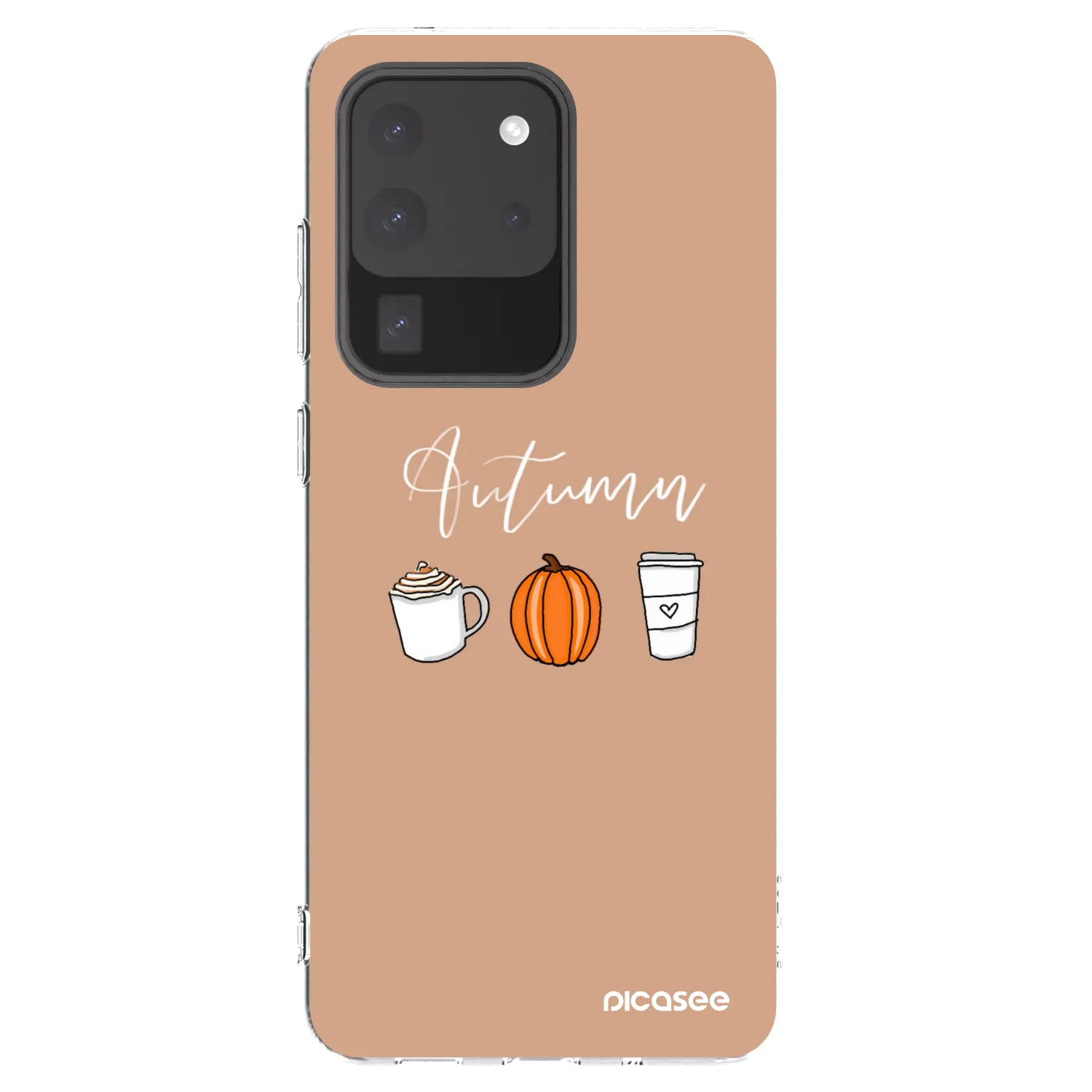 Picasee διαφανής θήκη σιλικόνης Samsung Galaxy S20 Ultra 5G G988F - Autumn