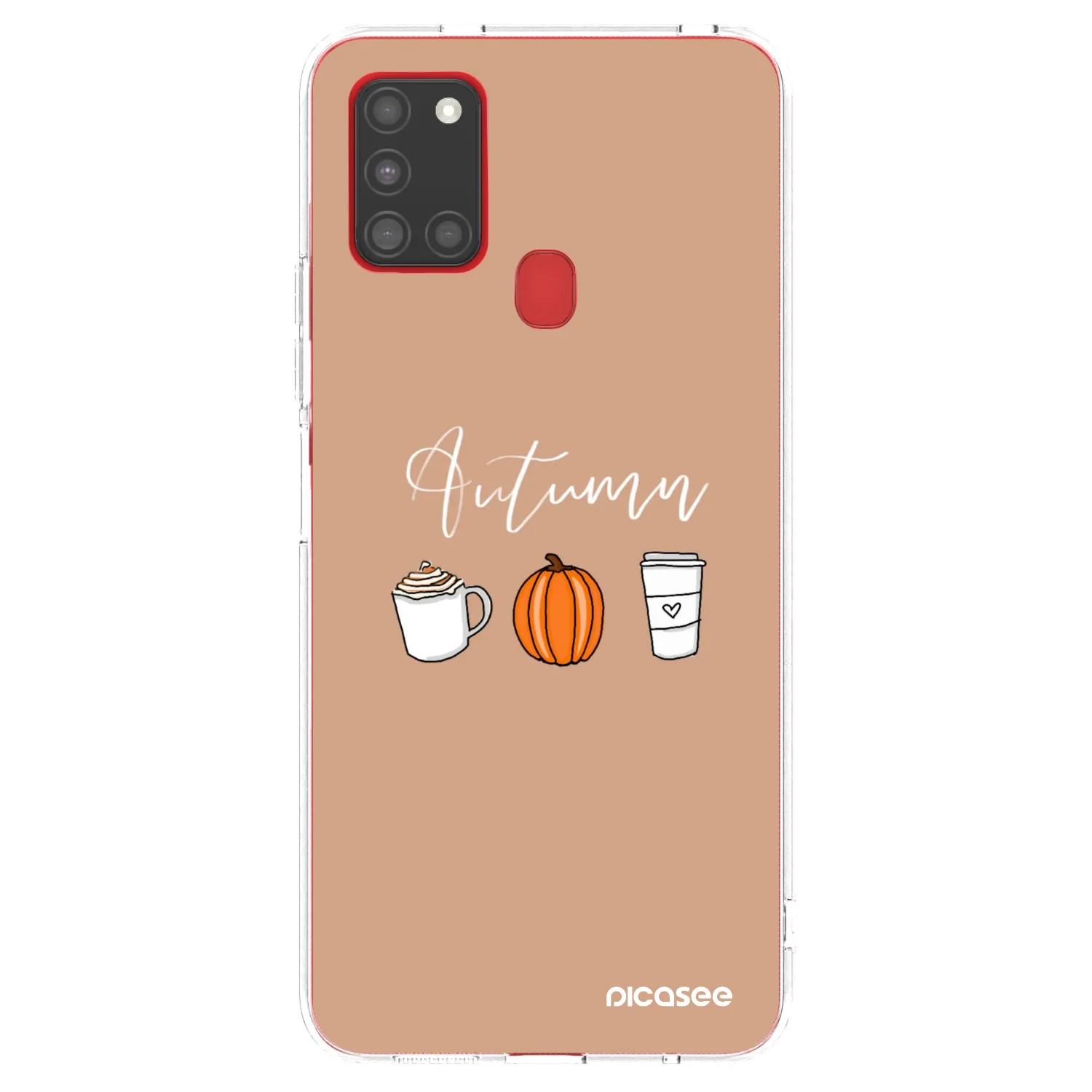 Picasee διαφανής θήκη σιλικόνης Samsung Galaxy A21s - Autumn