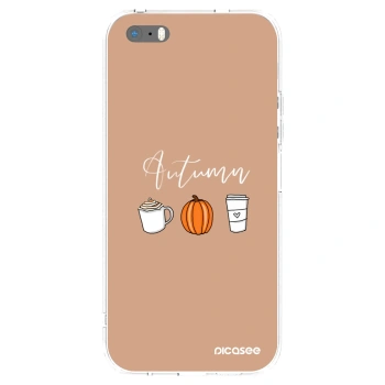 Picasee διαφανής θήκη σιλικόνης Apple iPhone 5/5S/SE - Autumn