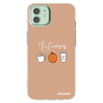 Picasee διαφανής θήκη σιλικόνης Apple iPhone 12 - Autumn