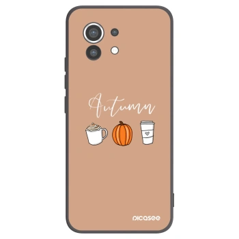 Picasee Μαύρη θήκη σιλικόνης για Xiaomi Mi 11 - Autumn