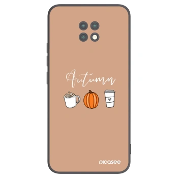 Picasee Μαύρη θήκη σιλικόνης για Xiaomi Redmi Note 9T - Autumn
