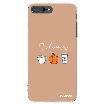 Picasee διαφανής θήκη σιλικόνης Apple iPhone 7 Plus - Autumn