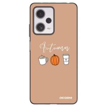 Picasee Μαύρη θήκη σιλικόνης για Xiaomi Redmi Note 12 Pro+ 5G - Autumn