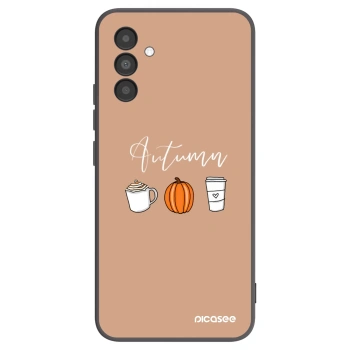 Picasee Μαύρη θήκη σιλικόνης για Samsung Galaxy A04s A047F - Autumn