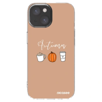Picasee διαφανής θήκη σιλικόνης Apple iPhone 15 - Autumn