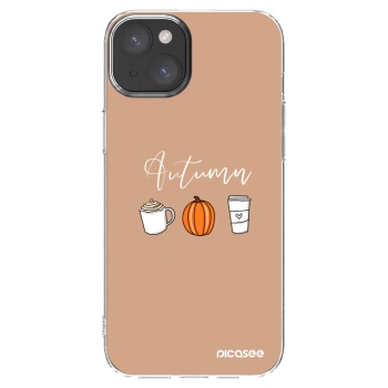 Picasee διαφανής θήκη σιλικόνης Apple iPhone 15 Plus - Autumn