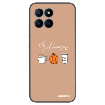 Picasee Μαύρη θήκη σιλικόνης για Honor 70 Lite - Autumn