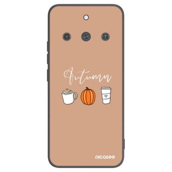Picasee Μαύρη θήκη σιλικόνης για Realme 11 Pro+ - Autumn
