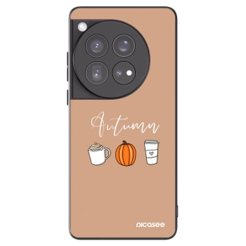 Picasee Μαύρη θήκη σιλικόνης για OnePlus 12 5G - Autumn