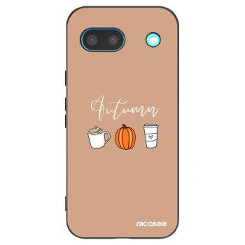 Picasee Μαύρη θήκη σιλικόνης για Google Pixel 8a - Autumn