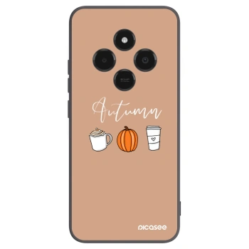Picasee Μαύρη θήκη σιλικόνης για Xiaomi Poco C75 - Autumn