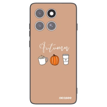 Picasee Μαύρη θήκη σιλικόνης για Motorola Edge 60 Pro - Autumn