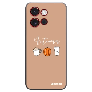Picasee Μαύρη θήκη σιλικόνης για Motorola Edge 60 Neo 5G - Autumn