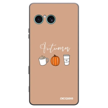 Picasee Μαύρη θήκη σιλικόνης για Sony Xperia 10 VII - Autumn