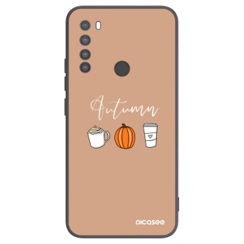 Picasee Μαύρη θήκη σιλικόνης για Xiaomi Redmi Note 8 - Autumn