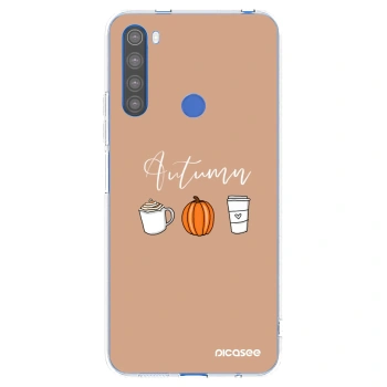 Picasee διαφανής θήκη σιλικόνης Xiaomi Redmi Note 8T - Autumn