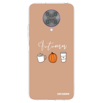 Picasee διαφανής θήκη σιλικόνης Xiaomi Poco F2 Pro - Autumn