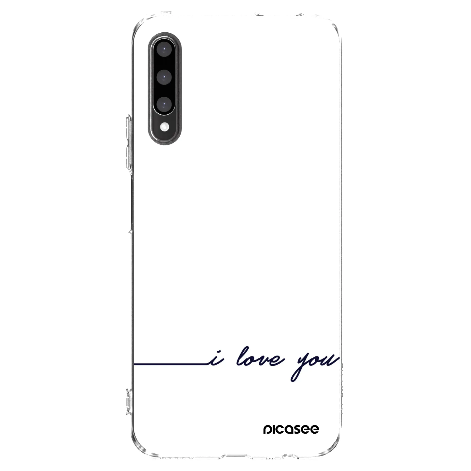 Picasee διαφανής θήκη σιλικόνης Honor 9X Pro - I love you