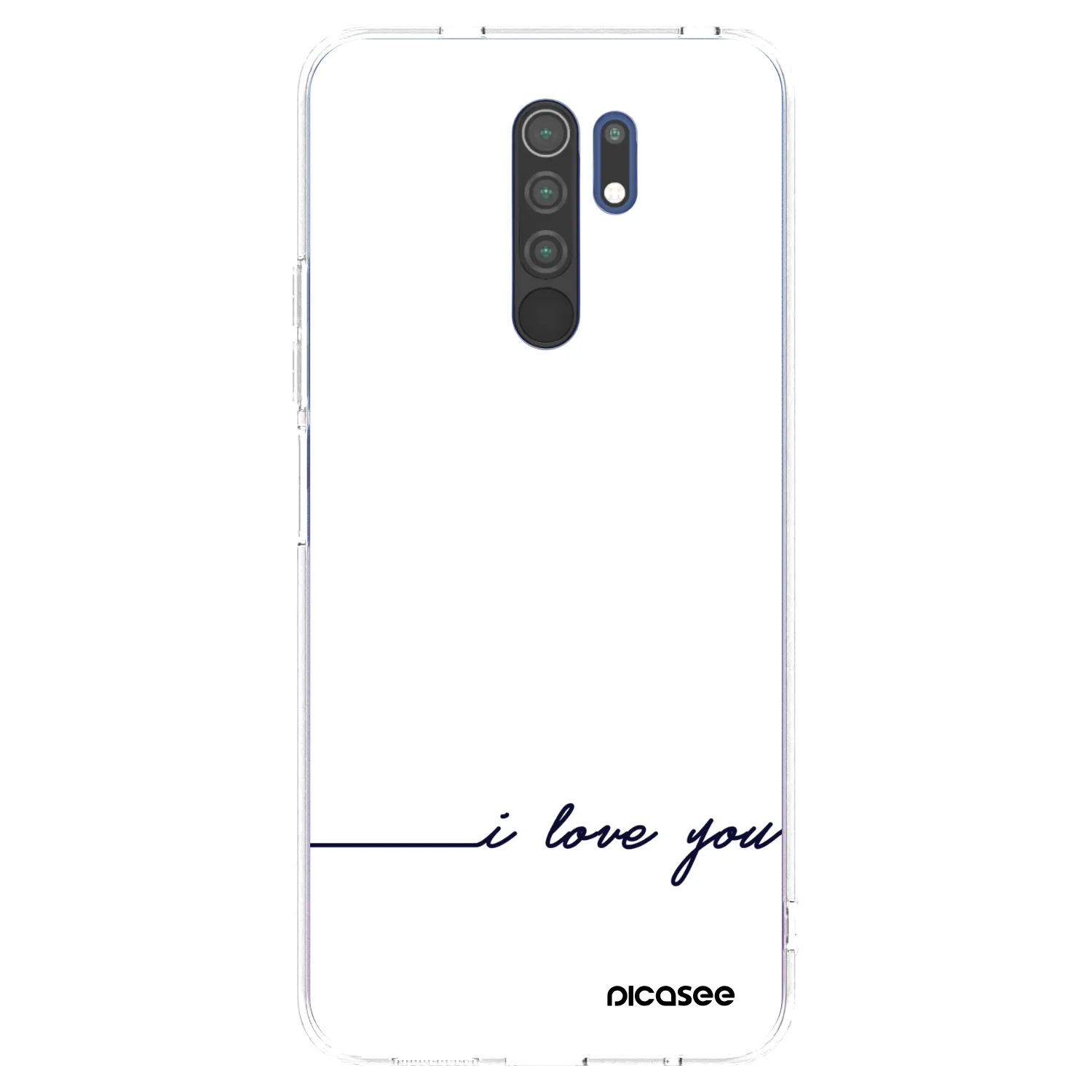 Picasee διαφανής θήκη σιλικόνης Xiaomi Redmi 9 - I love you