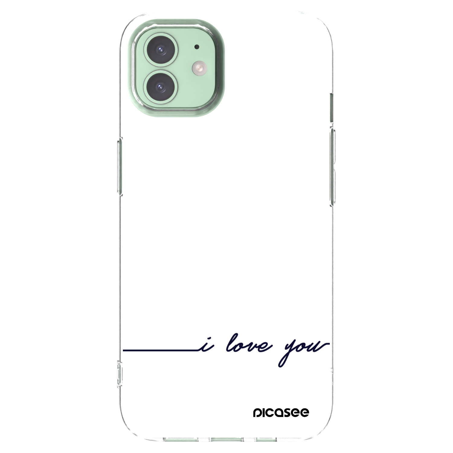Picasee διαφανής θήκη σιλικόνης Apple iPhone 12 - I love you
