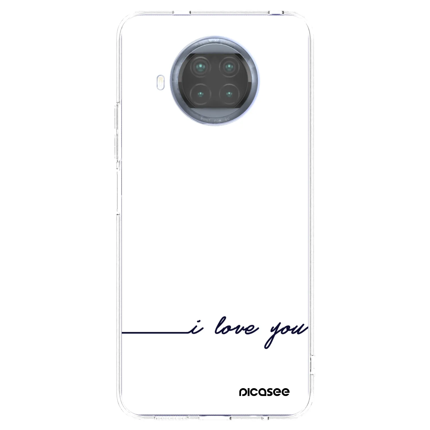Picasee διαφανής θήκη σιλικόνης Xiaomi Mi 10T Lite - I love you
