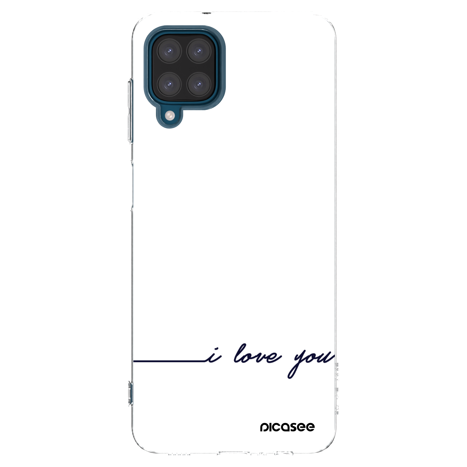 Picasee διαφανής θήκη σιλικόνης Samsung Galaxy A12 A125F - I love you