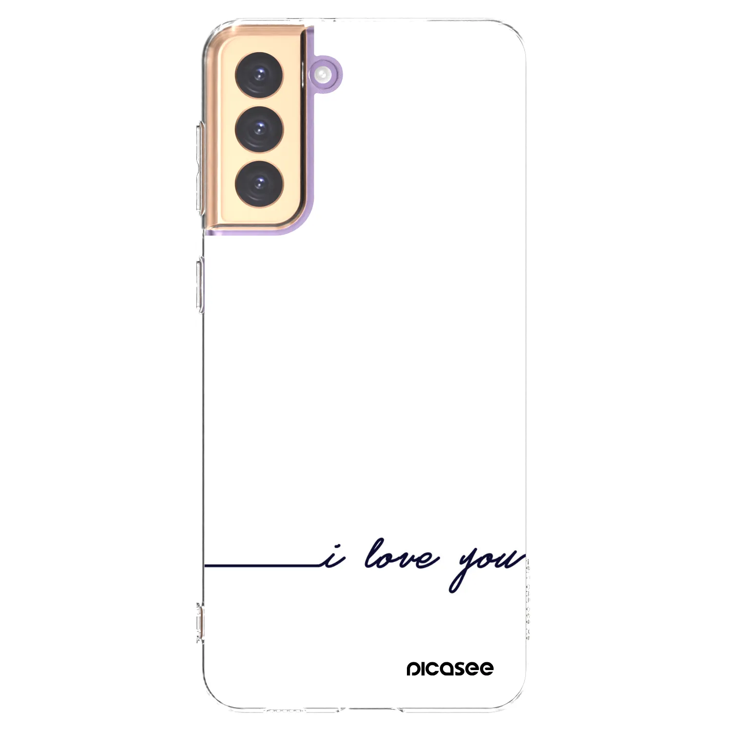 Picasee διαφανής θήκη σιλικόνης Samsung Galaxy S21+ 5G G996F - I love you