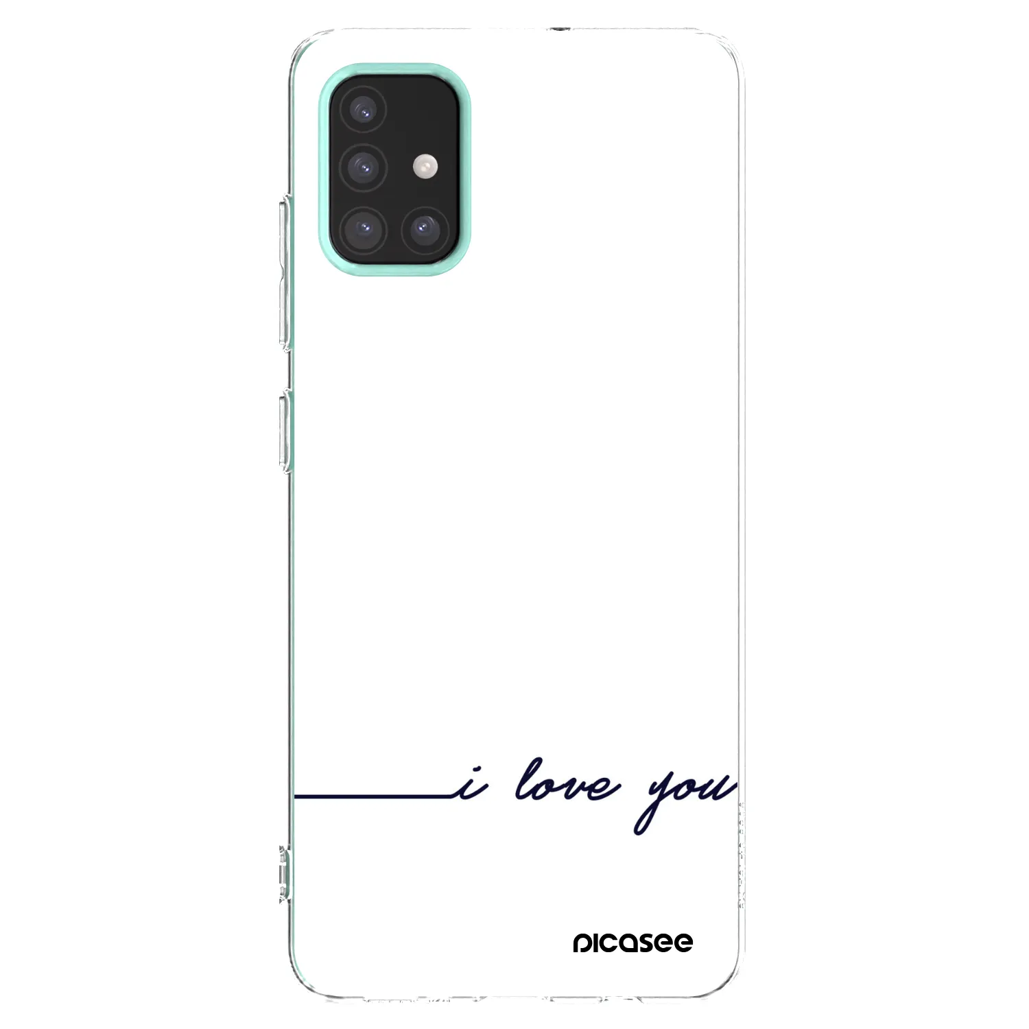 Picasee διαφανής θήκη σιλικόνης Samsung Galaxy M31s - I love you
