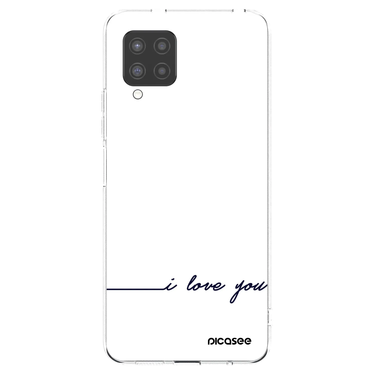 Picasee διαφανής θήκη σιλικόνης Samsung Galaxy A42 A426B - I love you