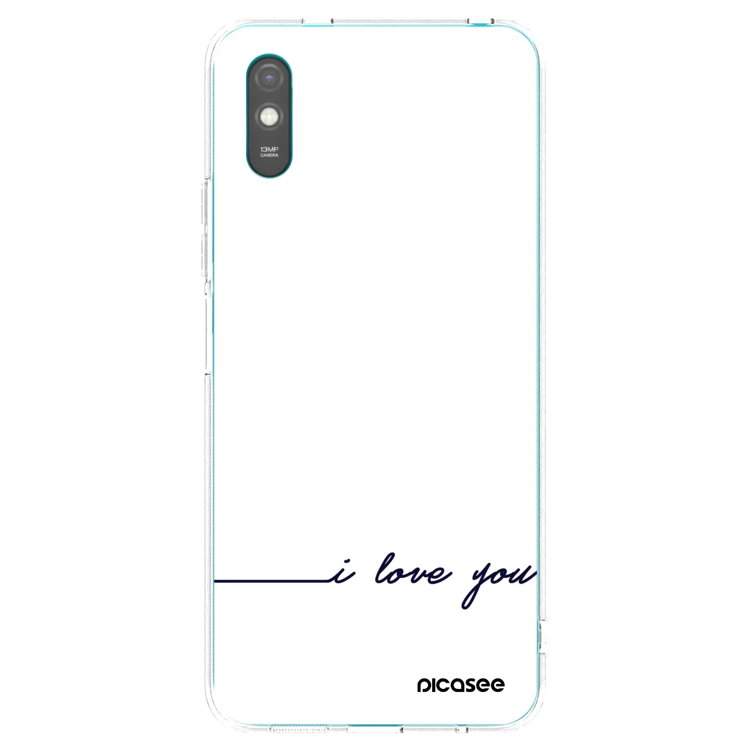 Picasee διαφανής θήκη σιλικόνης Xiaomi Redmi 9AT - I love you