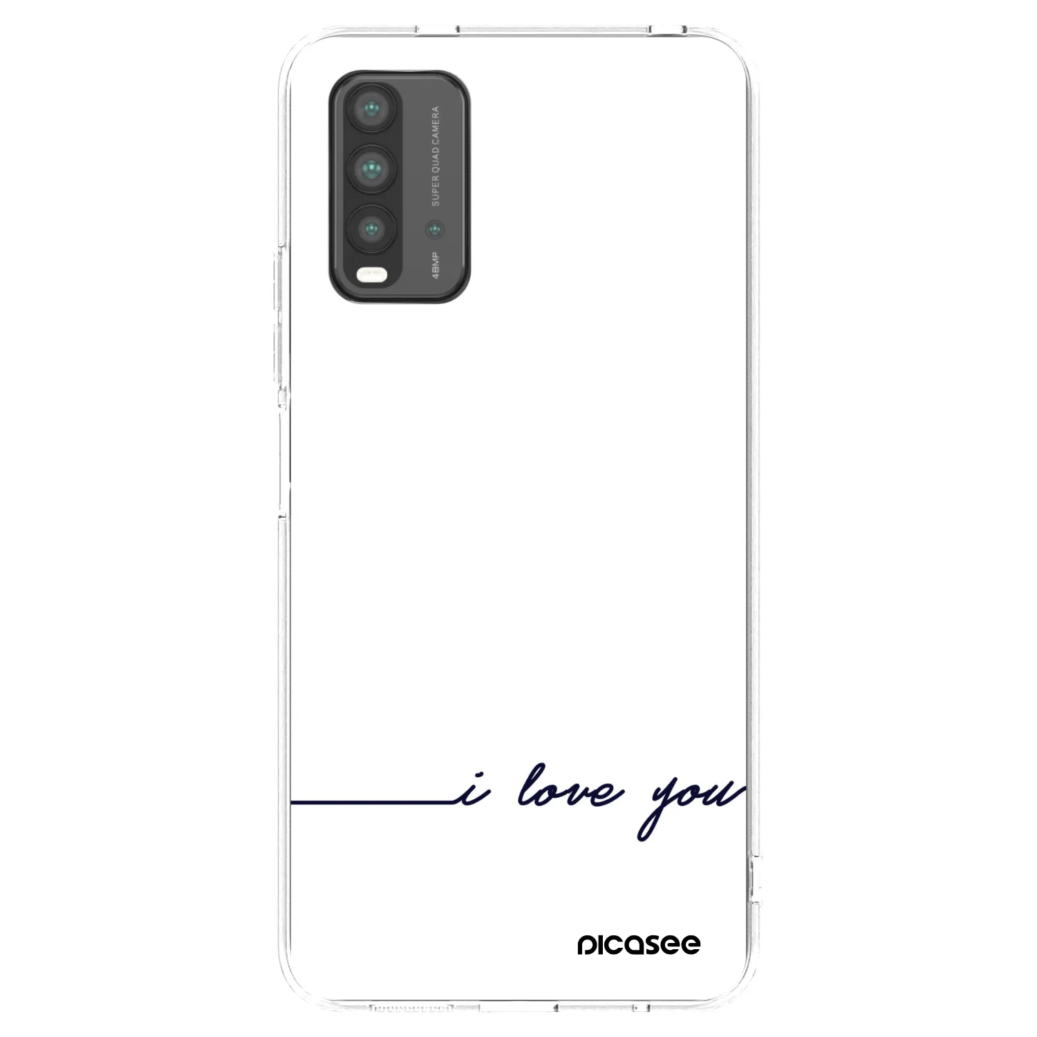 Picasee διαφανής θήκη σιλικόνης Xiaomi Redmi 9T - I love you