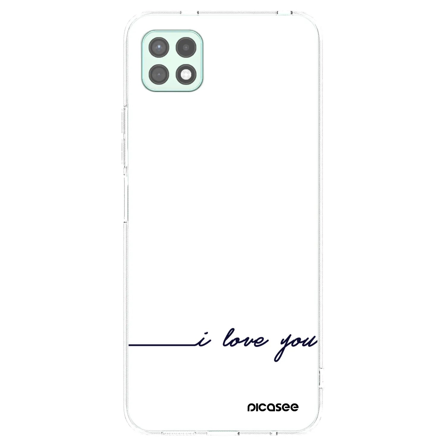 Picasee διαφανής θήκη σιλικόνης Samsung Galaxy A22 A226B 5G - I love you