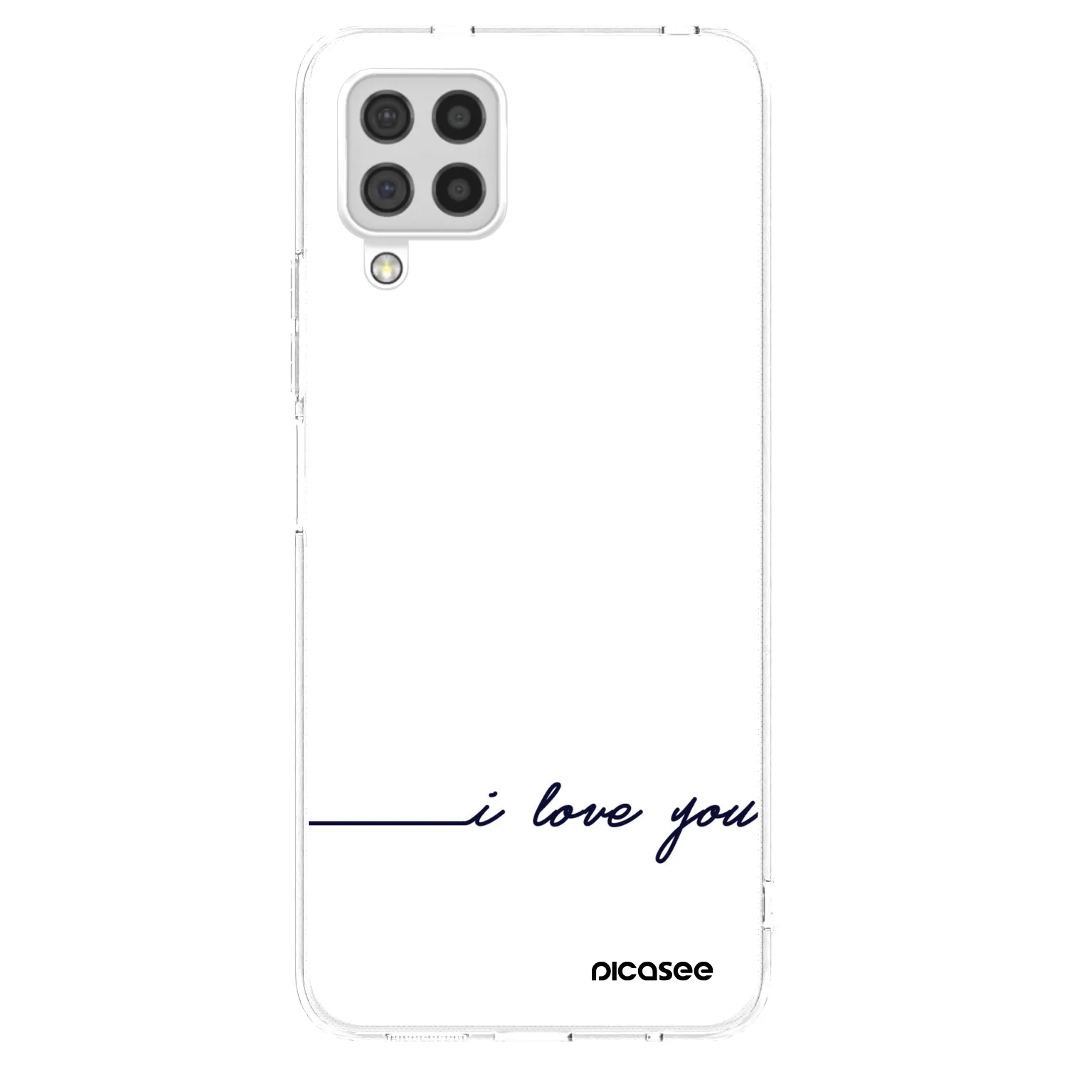 Picasee διαφανής θήκη σιλικόνης Samsung Galaxy A22 A225F 4G - I love you