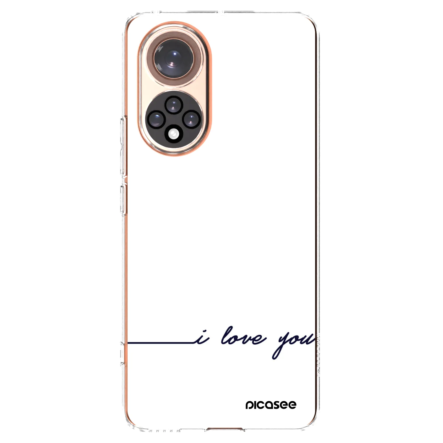 Picasee διαφανής θήκη σιλικόνης Honor 50 5G - I love you