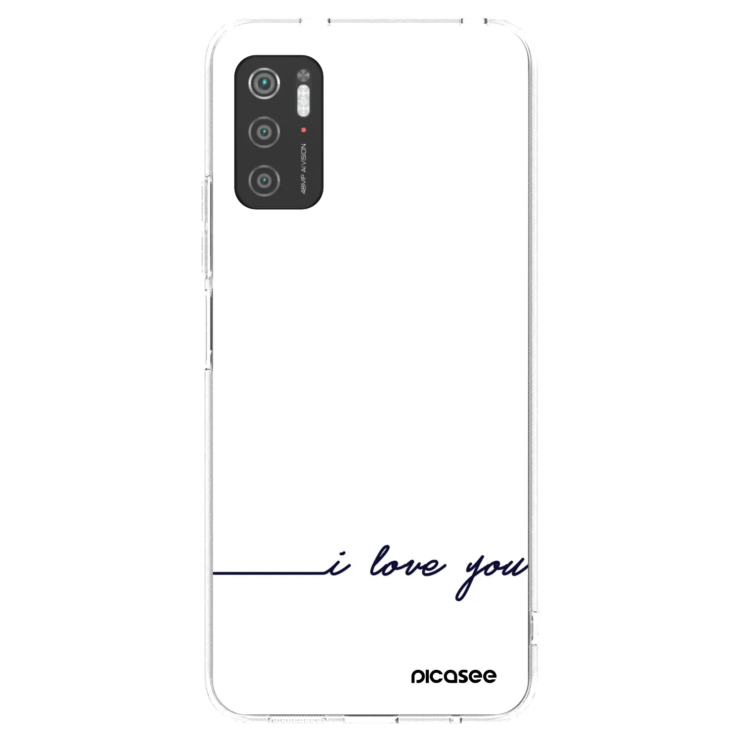 Picasee διαφανής θήκη σιλικόνης Xiaomi Poco M3 Pro 5G - I love you