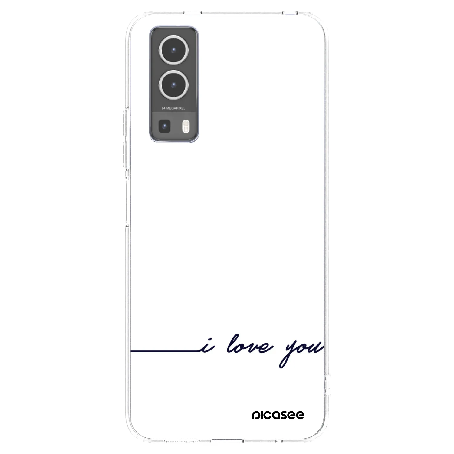 Picasee διαφανής θήκη σιλικόνης Vivo Y72 5G - I love you