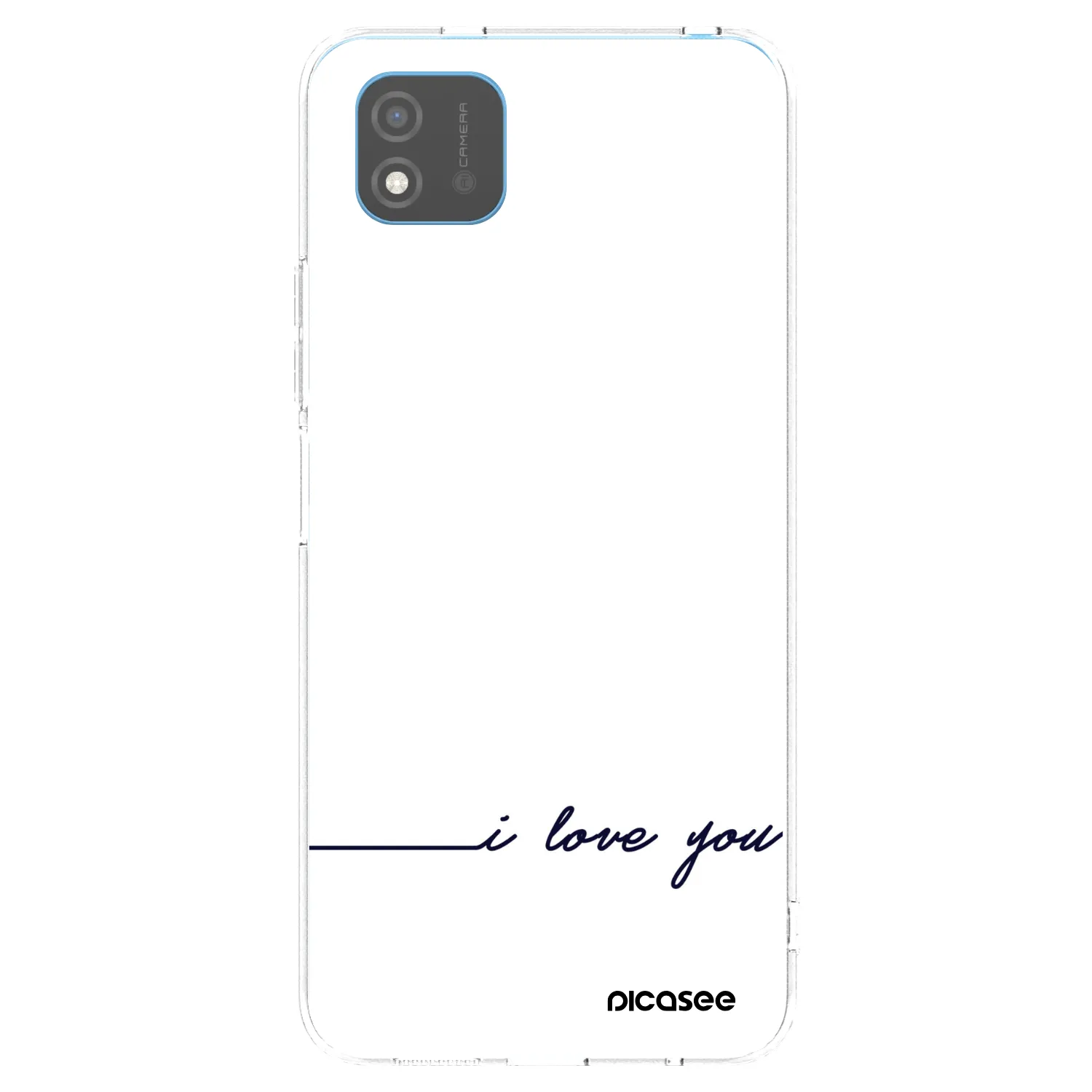 Picasee διαφανής θήκη σιλικόνης Realme C11 (2021) - I love you