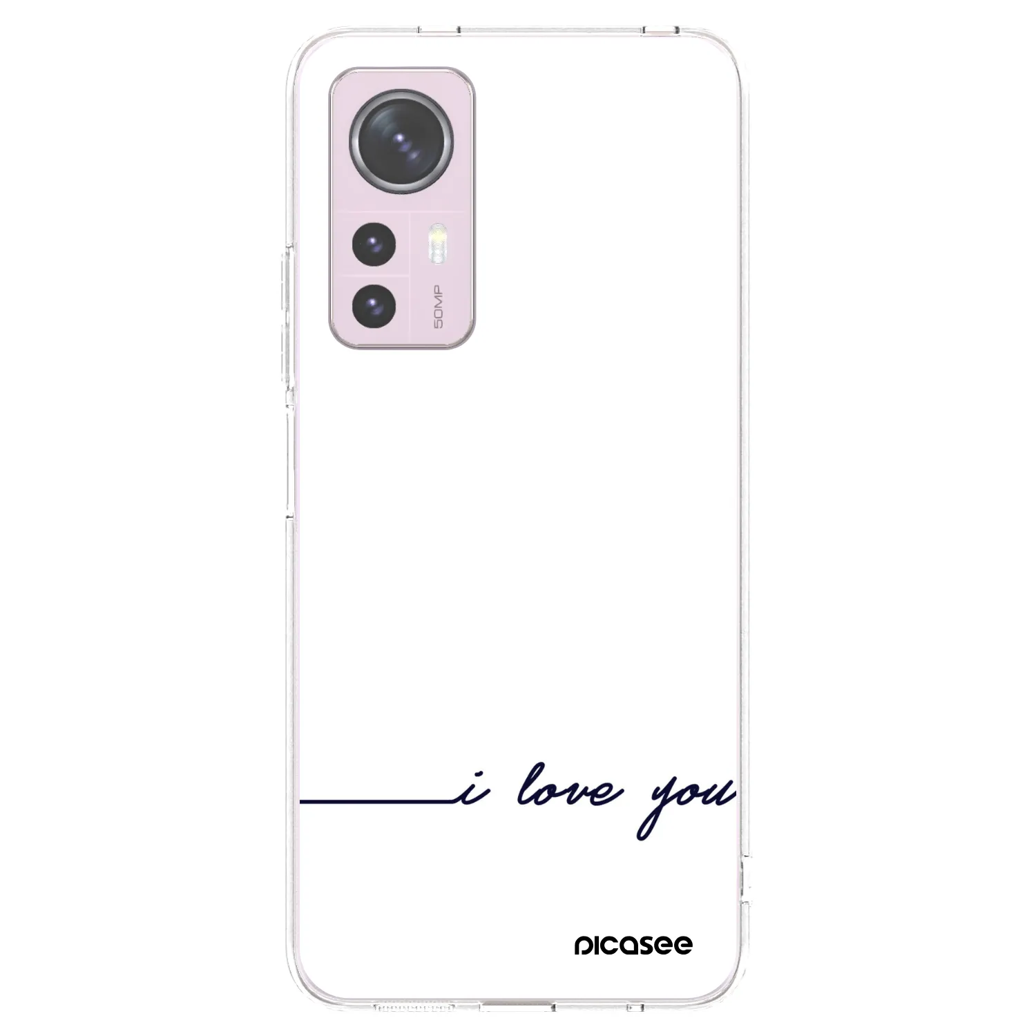 Picasee διαφανής θήκη σιλικόνης Xiaomi 12 - I love you