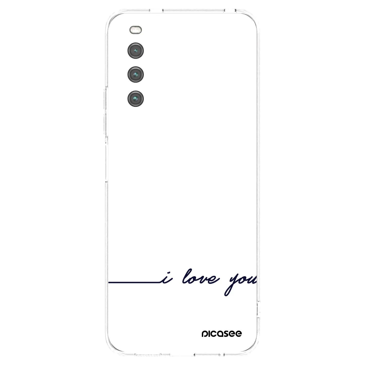 Picasee διαφανής θήκη σιλικόνης Sony Xperia 10 IV 5G - I love you