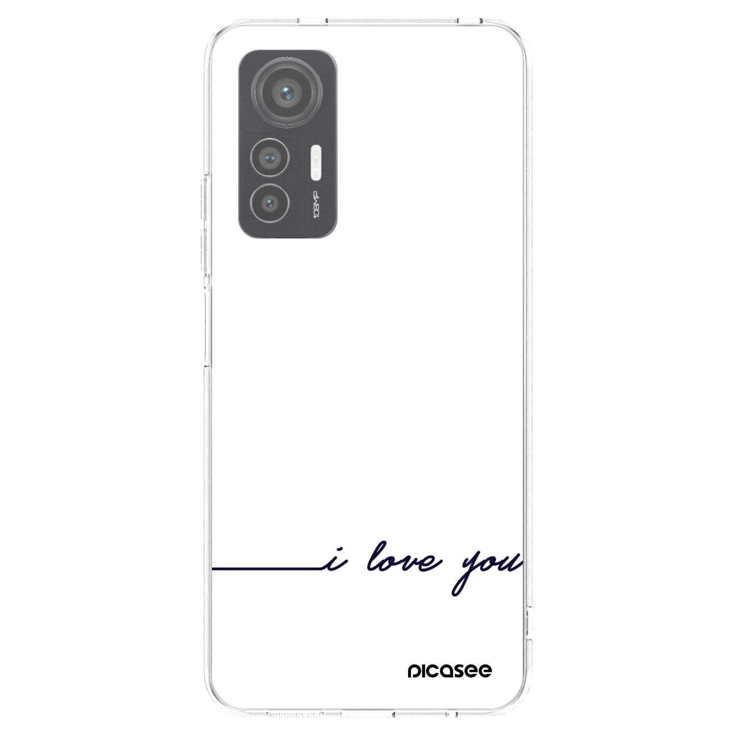 Picasee διαφανής θήκη σιλικόνης Xiaomi 12 Lite - I love you
