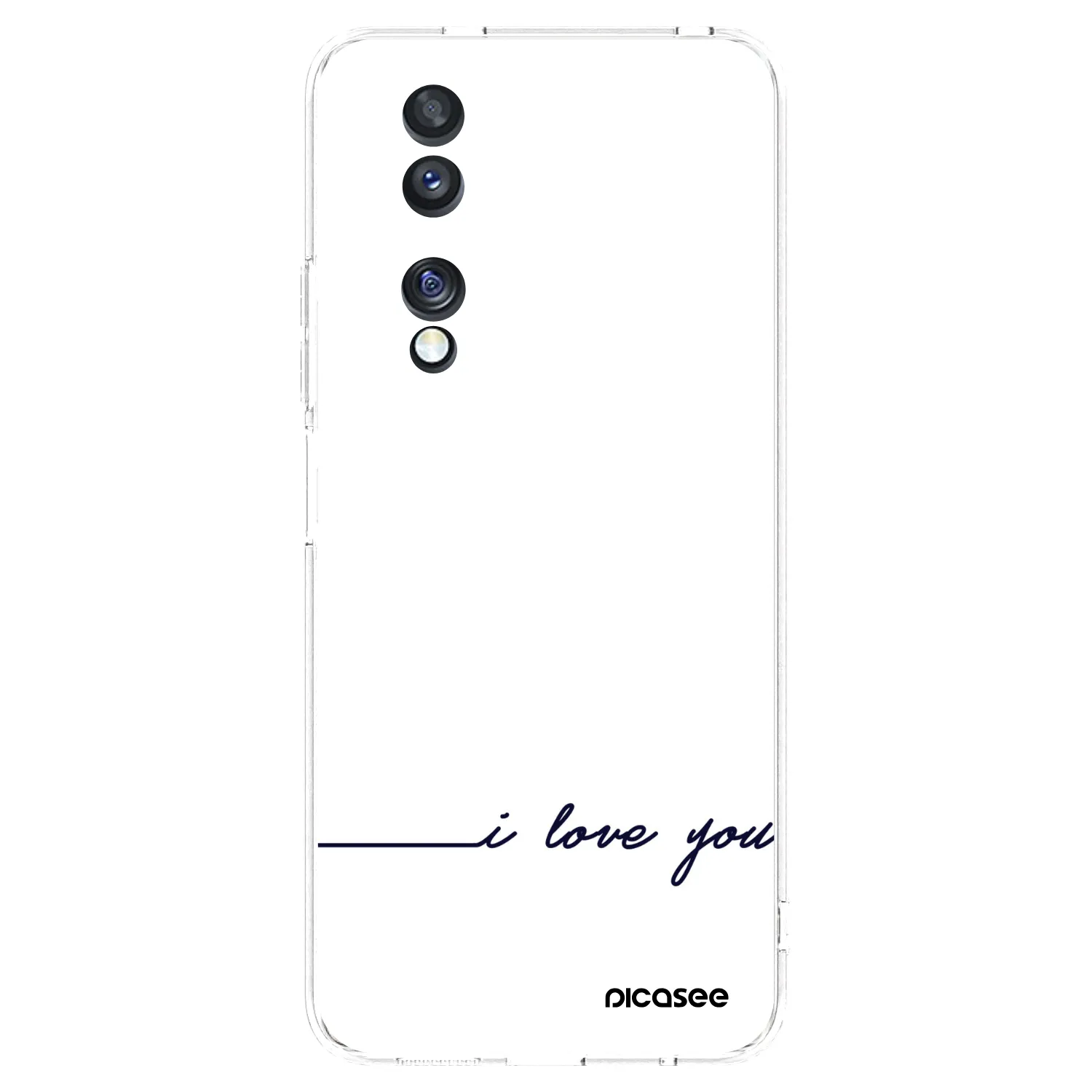 Picasee διαφανής θήκη σιλικόνης Honor 70 - I love you