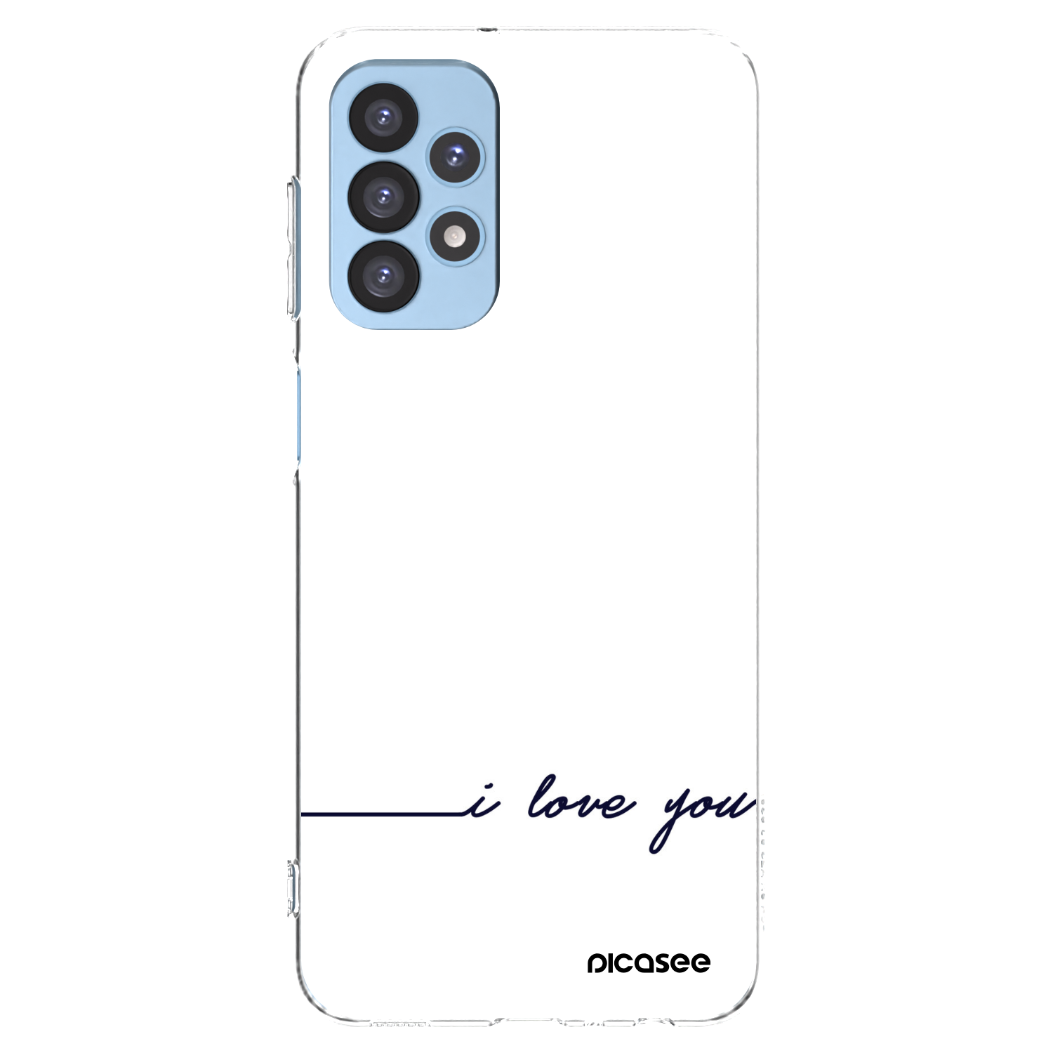 Picasee διαφανής θήκη σιλικόνης Samsung Galaxy A23 A235F 4G - I love you