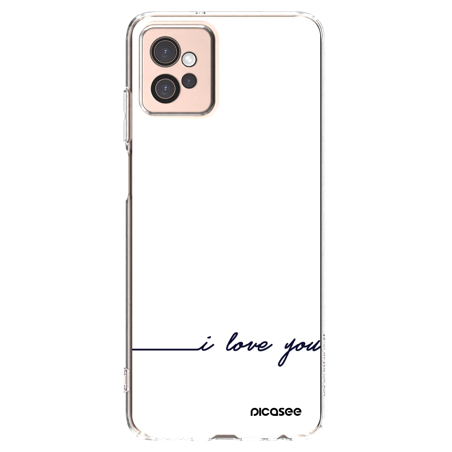 Picasee διαφανής θήκη σιλικόνης Motorola Moto G32 - I love you