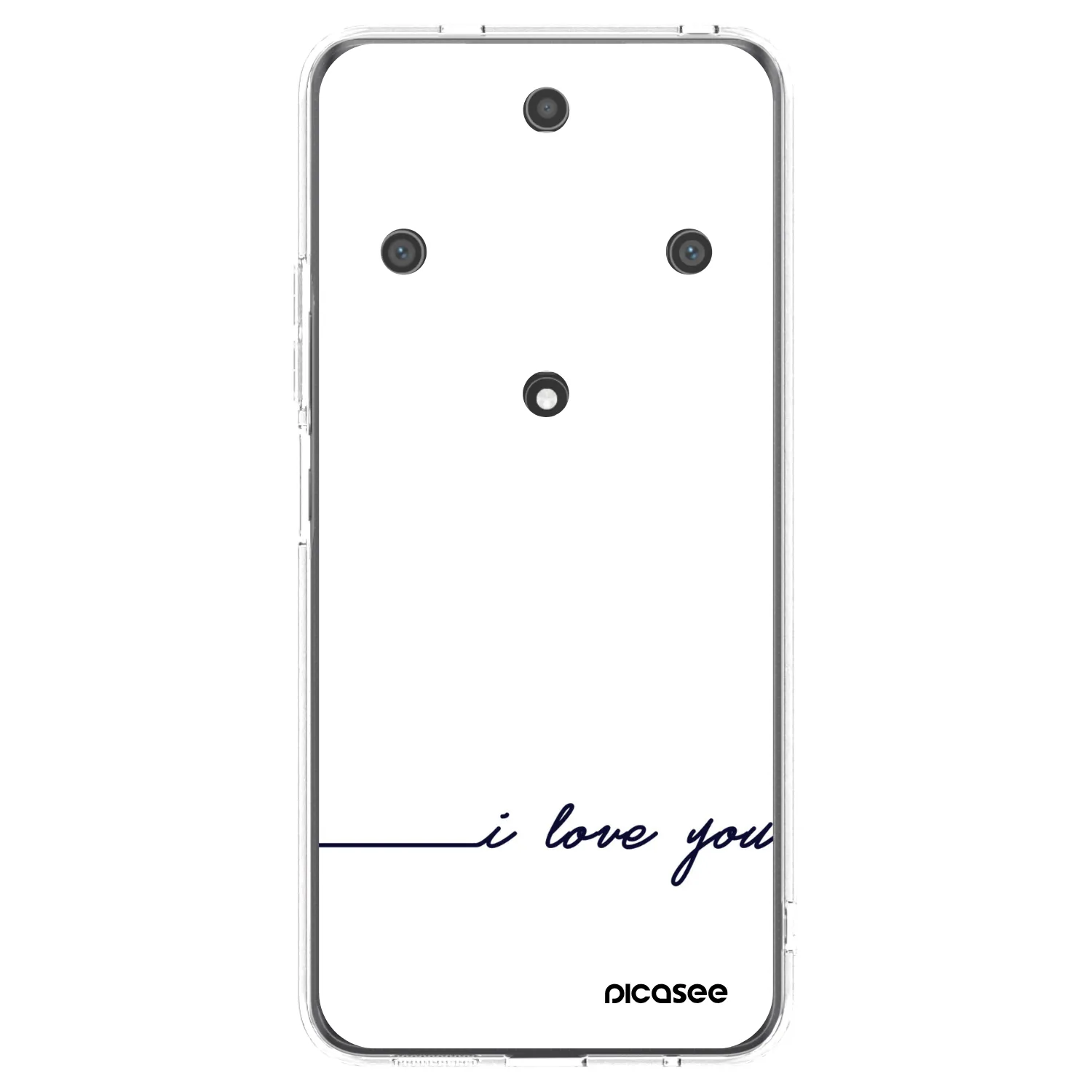 Picasee διαφανής θήκη σιλικόνης Honor Magic5 Lite 5G - I love you