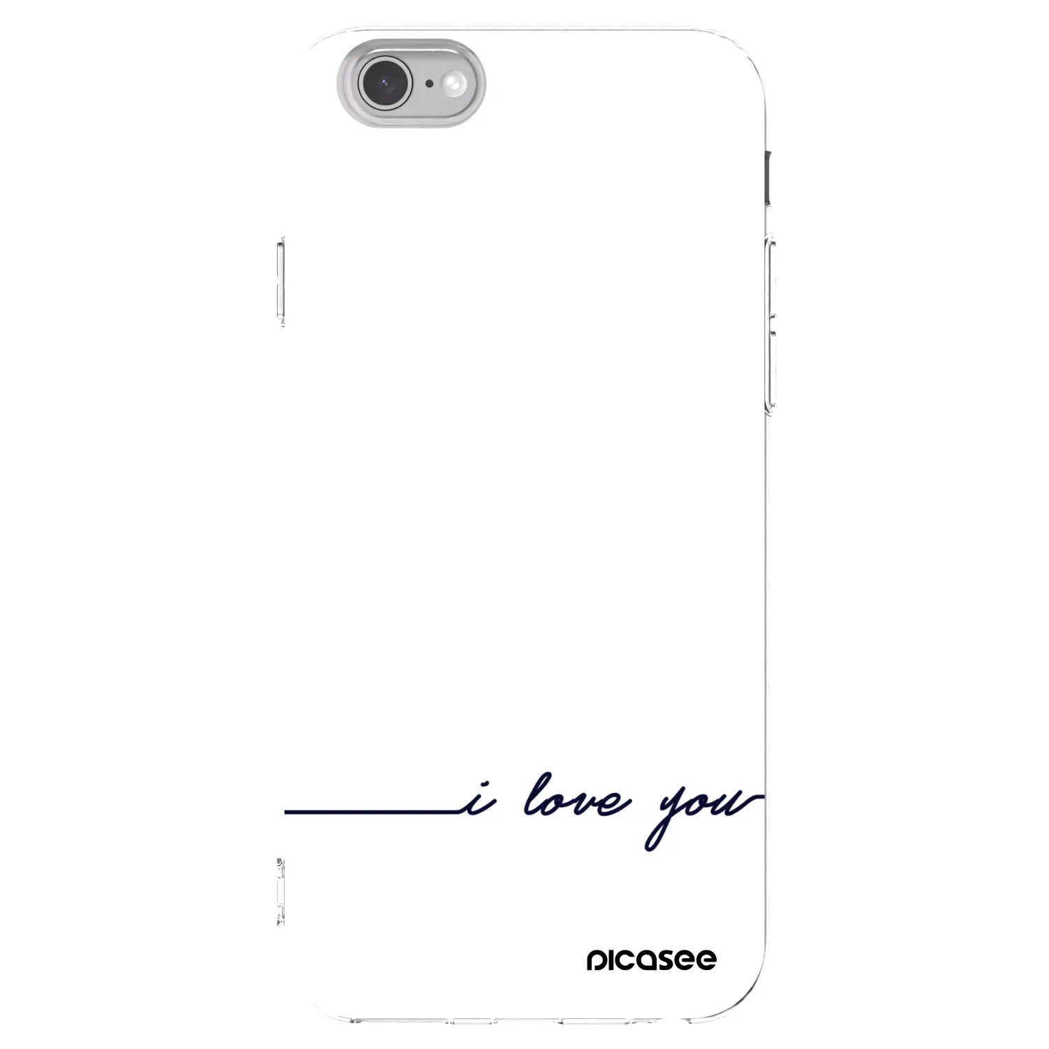 Picasee διαφανής θήκη σιλικόνης Apple iPhone 6/6S - I love you
