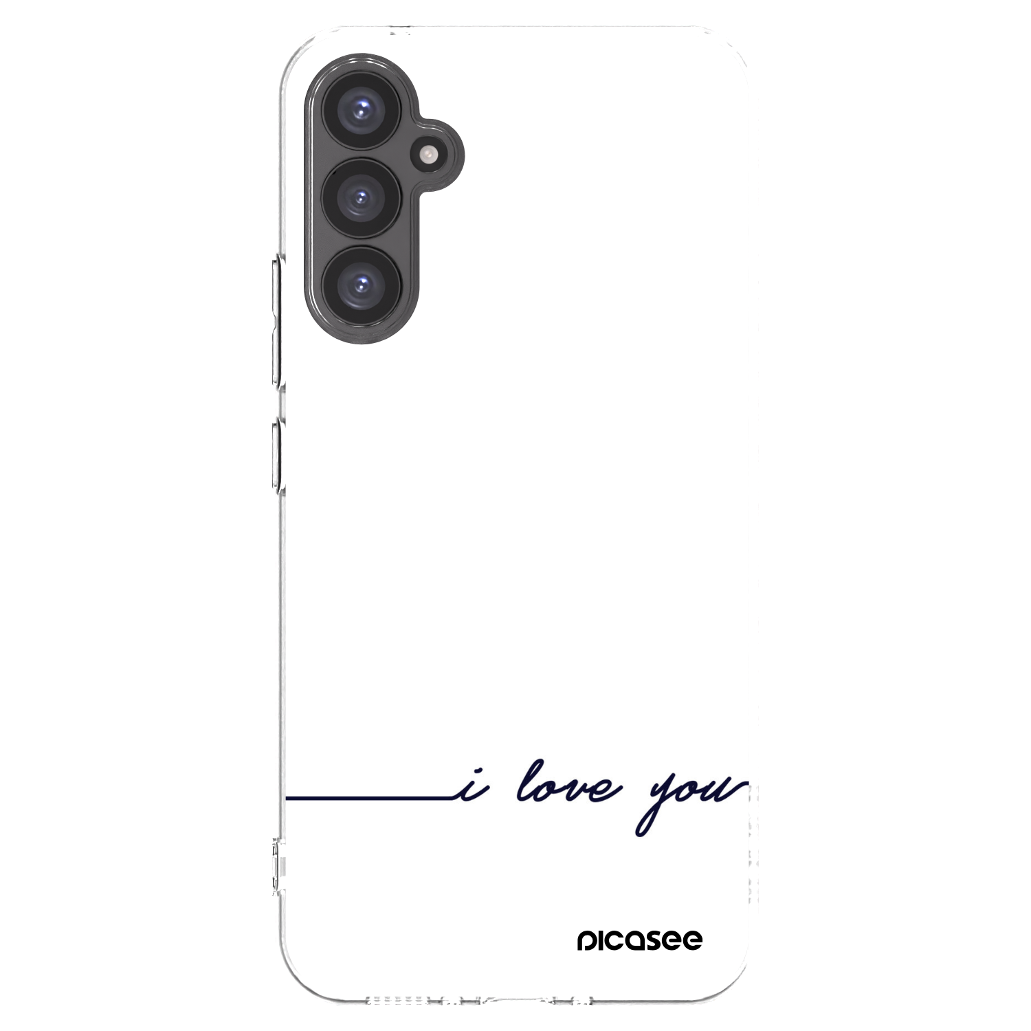 Picasee διαφανής θήκη σιλικόνης Samsung Galaxy A34 5G A346B - I love you