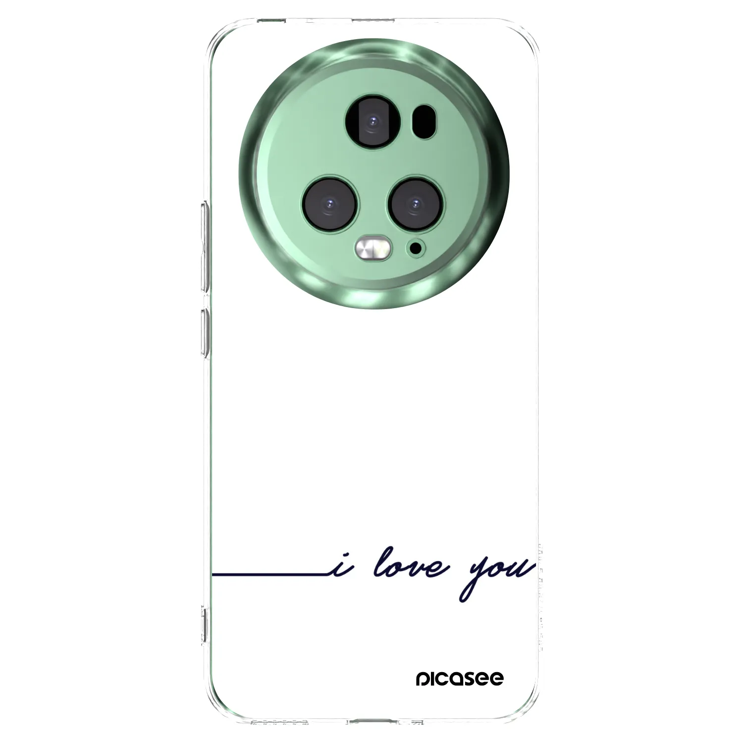 Picasee διαφανής θήκη σιλικόνης Honor Magic5 Pro - I love you