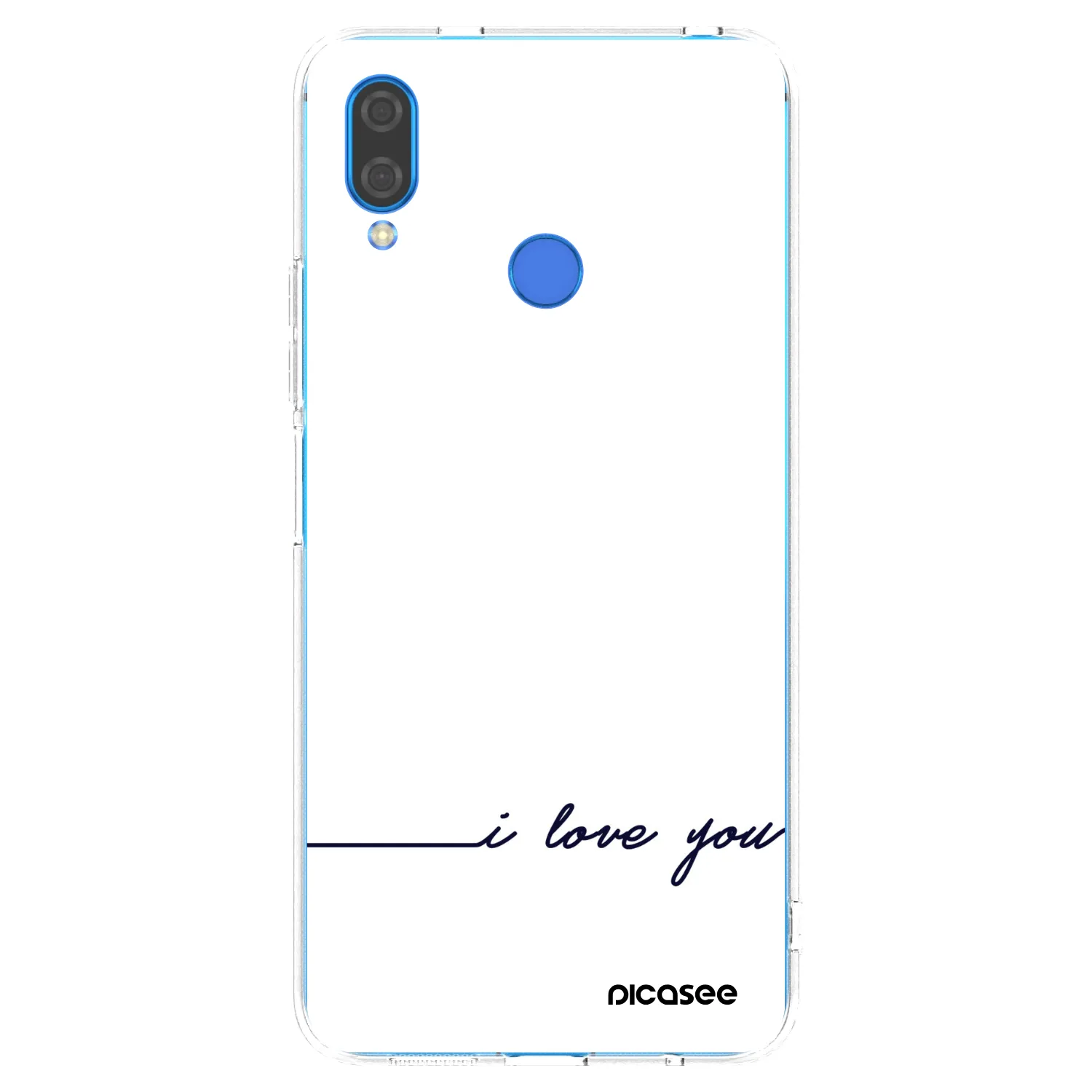 Picasee διαφανής θήκη σιλικόνης Huawei Nova 3i - I love you